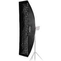 Godox 35x160cm Streifen-Softbox mit Wabengitter und Bowens-Halterung für Studioblitz-Beleuchtung