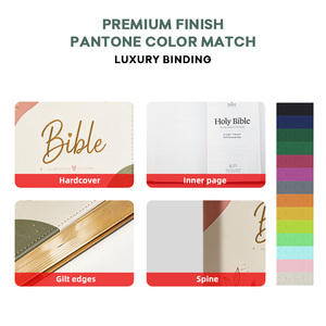 <span class=keywords><strong>Bibbia</strong></span> di San Giacomo con Design Personalizzato e Foglia d'Oro, Stampa Personalizzata di Libri Religiosi con Copertina Rigida, <span class=keywords><strong>Libro</strong></span> di Preghiere KJV - Product Image 2