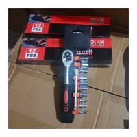 Juego de Llaves de Trinquete Duraderas de 12 Piezas CR-V, Varilla de Extensión de 1/4'', Juego de Herramientas Manuales con Caja de Herramientas, Personalizable OEM, Accionamiento de 6''