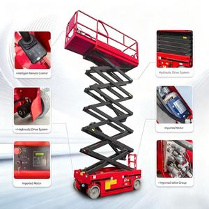 Kleine 6M 230Kg Zelfrijdende Schaarlift Mini Elektrische Lift Hoogwerker Platform Hydraulische Lift Tafels Mobiele Schaarlift - Product Image 2