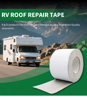 Ruban de réparation de toit en butyl RTS pour camping-car, ruban d'étanchéité auto-adhésif résistant aux UV et imperméable pour la réparation des fuites de toit de caravane, de camping-car et de motorhome