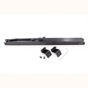 WEKIS Système de coulissage pour mini-portes de placard à fermeture amortie, en aluminium et laiton, pour cuisine, bâtiment et appartement - Product Image 2