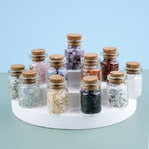 <span class=keywords><strong>Mini</strong></span> đá quý trôi Chai hồng Hồng thạch anh pha lê đánh bóng đá quý có nhu cầu chai Chakra chữa bệnh đá pha lê - Product Image 6