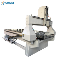 Routeur CNC 4 axes XYZ YuanNuo YN1325 pour surfaces solides, bois/PVC/Plaswood/MDF/acrylique/aluminium, 380V/220V, précision 0,01 mm