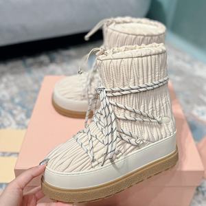 Botas de Nieve Blancas de Diseño Unisex, Tendencia 2026, Botas de Invierno Personalizadas para Mujer, Marca de Lujo, Botas de Nieve Térmicas para Hombre - Product Image 4