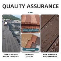 Planches de terrasse en composite extérieur, aspect bois, résistantes aux fissures, antidérapantes, imperméables, terrasse en bois composite pour jardin, patio, balcon, piscine