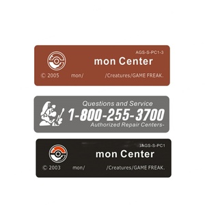 Autocollant pour la couverture de la batterie pour console GB GBA GBC GBP GBA SP - Product Image 1