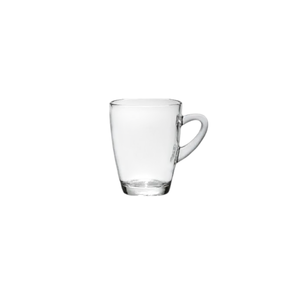 Mug en verre transparent DOMINO 23CL avec poignée - Product Image 1