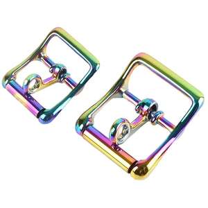 Bestseller 25mm Gunmetal Zinkdruckguss Umweltfreundliche Nickelfreie Robuste Gürtelschnalle mit Verschlusslasche - Product Image 3