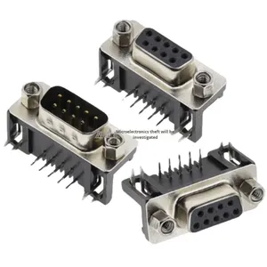 Conector Hembra RS232 DB9 en Ángulo de 90 Grados, Conector Macho Horizontal <span class=keywords><strong>DR</strong></span>-9S, Puerto Serie Hembra en Ángulo de 90 Grados, Hecho en China - Product Image 5