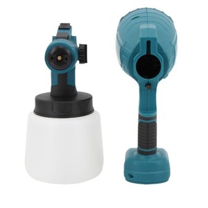 Pistolet <span class=keywords><strong>pulvérisateur</strong></span> électrique sans fil 21V, rechargeable, HVLP, avec buse de 1,8 mm et réservoir de 1000 ml, idéal <span class=keywords><strong>pour</strong></span> la peinture DIY à domicile - Product Image 2