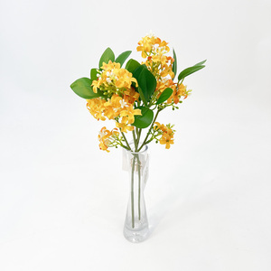 Rama Artificial de <span class=keywords><strong>Murraya</strong></span> <span class=keywords><strong>Paniculata</strong></span>, Flor Artificial de Jazmín Naranja, Flor Artificial de Naranja Falsa para Decoración del Hogar, Sala de Estar, Arreglos Florales para Bodas - Product Image 2