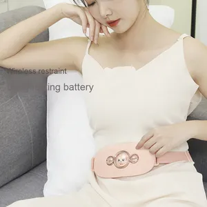Portable Women's Abdominal <b>Vibration</b> Heating Waist Protector Gift-Worthy Massage Belt US Plug Musical Function 1h Timing 1.5m - Product Image 2