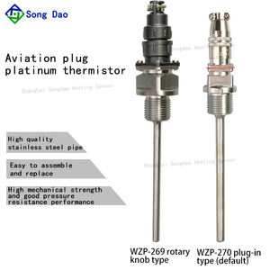 مقبس مقاوم للحرارة ، مستشعر درجة حرارة اقتران <span class=keywords><strong>Pt100</strong></span> للتوصيل الحراري - Product Image 5