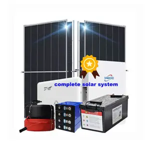 Generator tenaga surya lengkap, Generator daya kuat kustom penuh, Set dudukan 15kW 20kW pada Grid, sistem Panel surya lengkap