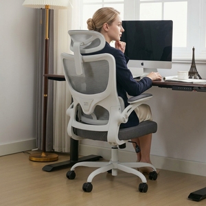 <span class=keywords><strong>Chaise</strong></span> élévatrice ergonomique de jeu pivotante rose moderne <span class=keywords><strong>Design</strong></span> en maille à la mode pour les filles, le bureau et la maison. - Product Image 1