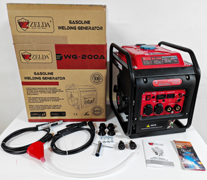 Generador de Soldadura a Gasolina Zelda 3.3KW Arranque Manual 200A Monofásico 110V 60HZ - Product Image 2