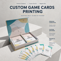 Fabricant de cartes personnalisées ODM, cartes d'auto-évaluation personnalisées, jeu de cartes de questions de réflexion personnelle avec boîte cadeau magnétique