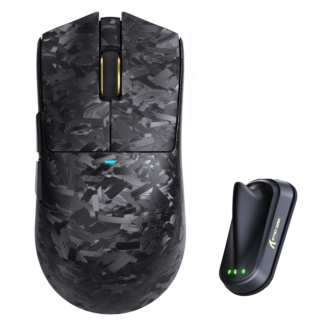 ATTACK SHARK X11 Ultra Carbon Fiber Wireless Gaming Mouse PAW3950 Sensor 42000 DPI 8000Hz Polling Rate Superlight 45g Gamer Mice