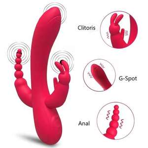 <span class=keywords><strong>Vibrator</strong></span> kelinci 12 fungsi, <span class=keywords><strong>Vibrator</strong></span> Dildo <span class=keywords><strong>Mini</strong></span> lucu ganda ganda dengan 12 fungsi g-spot dan p-spot Anal, dapat diisi ulang - Product Image 5