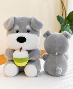 ตุ๊กตาสุนัขชเนาเซอร์น่ารัก ของขวัญน่ารักจากโรงงานโดยตรง ตุ๊กตาผ้าพลัฌนุ่ม ของเล่นตุ๊กตาสัตว์การ์ตูน บรรจุใยฝ้าย PP - Product Image 6