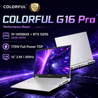 Portátil de Alto Rendimiento para Diseño Gráfico Profesional y Juegos, Colorido, de 16 Pulgadas, I9 13ª/14ª Gen, RTX 5070Ti/5090