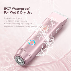 Tondeuse corporelle électrique portable 2-en-1 pour femmes, tondeuse bikini indolore et <span class=keywords><strong>rasoir</strong></span> électrique pour femmes - Product Image 3