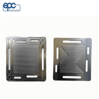 Plaque bipolaire EPC pour générateur d'hydrogène, électrode de canal collecteur pour pile à combustible PEMFC, pureté 99%, dimensions personnalisables