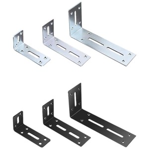 Support d'angle réglable en L Xinjunye en acier laminé à froid épaissi, connecteur de meuble universel pour étagère - Product Image 3