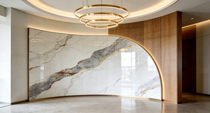 ألواح جدارية حديثة مقاومة للحريق من الفحم النباتي، ألواح مضلعة عالية الجودة مقاومة للماء، ديكور ملون مجوف للفنادق/المدارس - Product Image 5