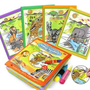 Libro <span class=keywords><strong>de</strong></span> Tela Mágico <span class=keywords><strong>de</strong></span> Dibujo con Agua para la Primera Infancia, Libro <span class=keywords><strong>de</strong></span> <span class=keywords><strong>Dibujos</strong></span> <span class=keywords><strong>de</strong></span> <span class=keywords><strong>Animales</strong></span> <span class=keywords><strong>de</strong></span> <span class=keywords><strong>Granja</strong></span> para Niños, Libro <span class=keywords><strong>de</strong></span> Cuentos para Aprender Temprano XTH - Product Image 5