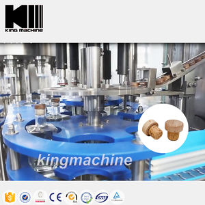 Gran oferta automática, botella de vidrio, champán, licor, embotellado, tapado, planta de etiquetado, máquina de llenado de vino - Product Image 6