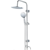 Ensembles de douche de salle de bain russe robinet barre coulissante douche salle de bain bras Portable système de douche de salle de bain