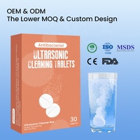 Comprimés nettoyants effervescents à ultrasons personnalisés avec logo pour machine de nettoyage à ultrasons domestique