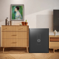 Coffre-fort de sécurité domestique avec serrure électronique programmable, taille et couleur personnalisables, fonction étanche