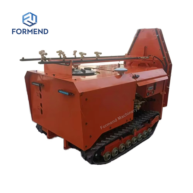 Automated Unmanned Tracked Crawler Chassis Robot Platform Garden Agricultural Pesticides Sprayer Machine Pump 150L Tank Capacity