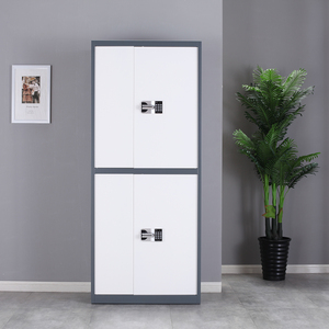 Archivadores seguros altos de Metal de Marco delgado con bloqueo de número, archivador de acero <span class=keywords><strong>Vertical</strong></span> usado en laboratorio de borde estrecho - Product Image 4