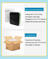 Imprimante d'étiquettes portable P15 Imprimante de codes à barres thermique 15mm avec produits en stock