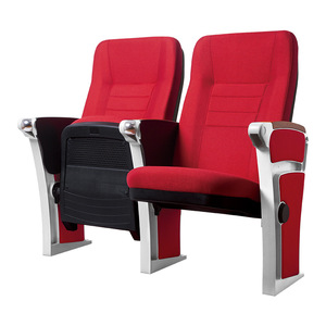 Pilot Auditorium <b>Chairs</b> 511 Control Mark <b>Shell</b> Model Red Fabric School Auditorium Lecture Hall Use - Product Image 4