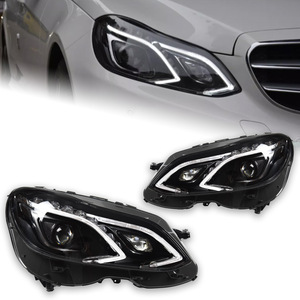 Modificación del conjunto de faros delanteros para <span class=keywords><strong>Mercedes</strong></span> Benz <span class=keywords><strong>Clase</strong></span> E W212 2010-2015, nueva luz diurna LED de baja elevación. - Product Image 1