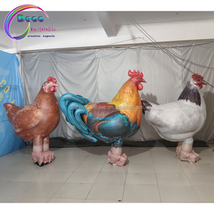 Ưa Thích Ăn Mặc Dành Cho Người Lớn Thổi Lên Phù Hợp Với Cosplay Party Inflatable Gà Dậu Hen Trang Phục - Product Image 2