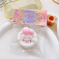 Jouet Squishy Dessert Réaliste à Rebond Lent, Anti-Stress, en Silicone Souple et Mignon, Idéal pour un Cadeau Sucré