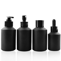 Ensemble de bouteilles en verre cosmétique avec couvercle de pompe compte-gouttes pour huile de sérum de soins de la peau, 1oz 2oz 4oz 30g 100ml