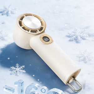 Ice Cooling Mini Handheld Fan Portable Air Cooler 11000RPM Smart Display 3000mAh 5 Speed Travel Device CE - Product Image 1