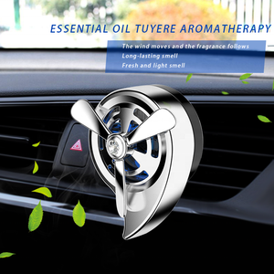 NUEVO Clip de ventilación de coche con forma de hélice Aromaterapia Caracol de moda Salida de <span class=keywords><strong>aire</strong></span> automática Fragancia Aceite esencial Perfume Ambientador - Product Image 3