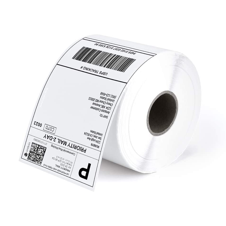 High Quality Self-Adhesive Label Sticker  Waterproof for Shipping Label A6Thermal Sticker Paper