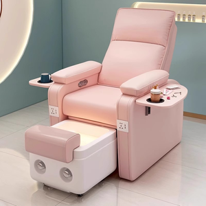 Fauteuil de pédicure moderne de luxe avec massage et bain de pieds électrique, couleur personnalisée, mobilier de salon de spa réglable pour spa - Product Image 3