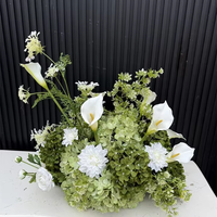 Arche de fleurs artificielle en forme de tour, en soie, de haute qualité, design moderne, réutilisable, pour remise de diplôme, anniversaire de bébé