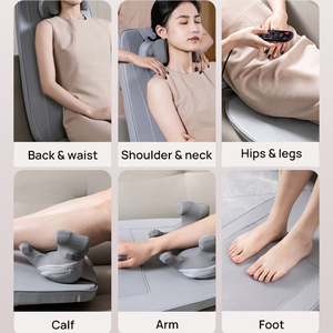 Massageador Shiatsu para Pescoço e Costas com Calor, Almofada de Massagem para Alívio da Dor, 3 Intensidades - Product Image 6