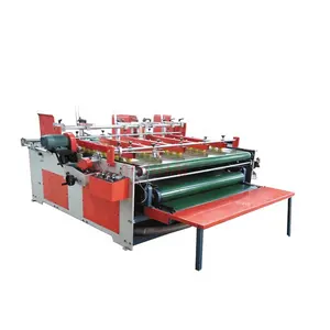 Halfautomatische Kartonmap Gluer Machine Van Het Hoofd